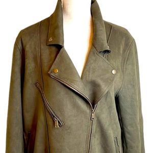 Anthropologie Faux Suede Jacket